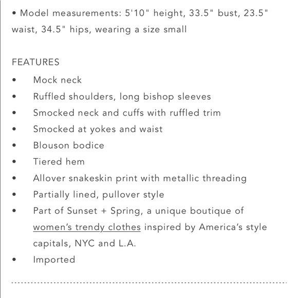 Metallic Snakeskin Dress - Picture 16 of 16